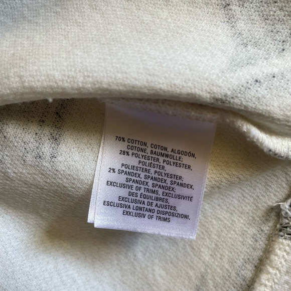 Anthropologie Deletta Pincelada Black White Tunic Top -M- - Picture 5 of 6